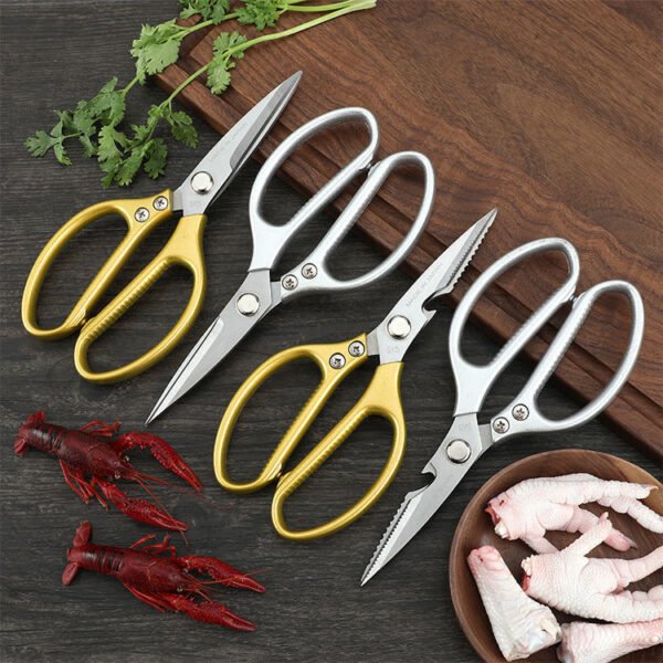 Japanese SK5 Stainless Steel Multi Function Kitchen Scissors - Image 2